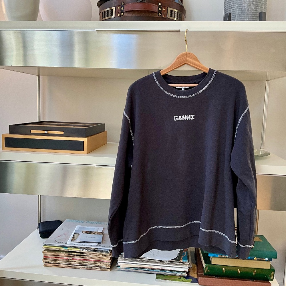 GANNI grey sweatshirt - Like new!